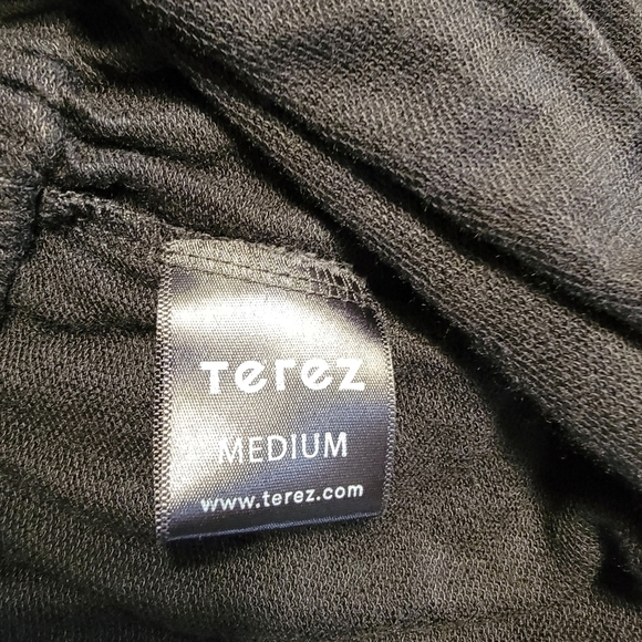 TEREZ Jumpsuit Sz M Zip Up Front Jogger Tampered Leg Elastic Waist Pockets - Picture 10 of 12